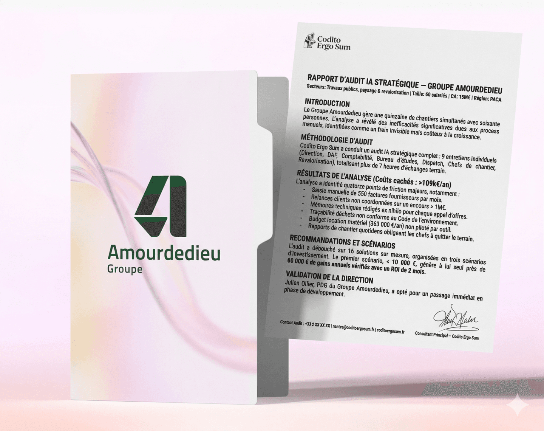 Audit IA stratégique — Amourdedieu Groupe (BTP)